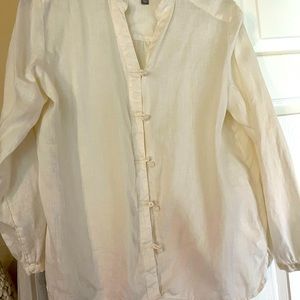 J Jill linen jacket/top size M linen.
